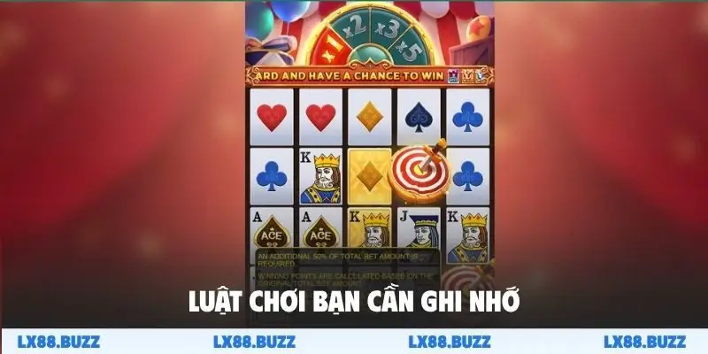 Luật chơi bạn cần ghi nhớ